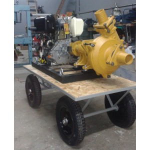 Bomba Draga de 3 com motor de 13 cv com redu&ccedil;&atilde;o